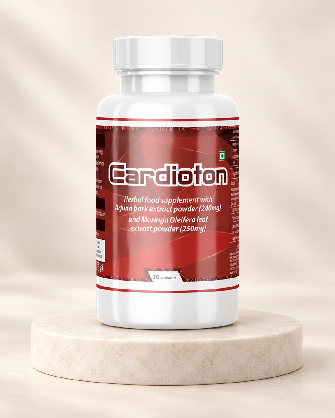 Cardioton product packaging